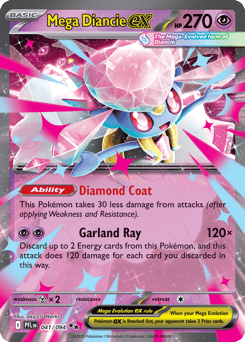 Mega Diancie ex Phantasmal Flames #41