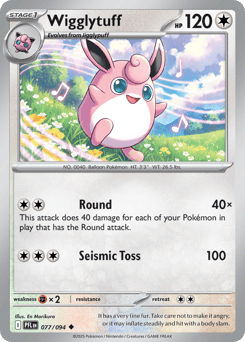 Wigglytuff Phantasmal Flames #77