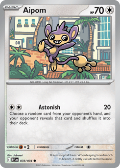 Aipom Phantasmal Flames #78