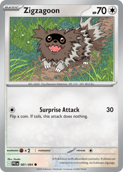 Zigzagoon Phantasmal Flames #81