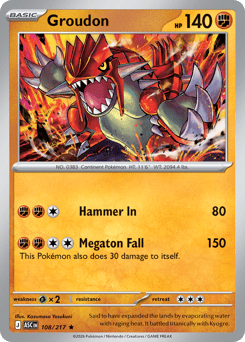 Groudon Ascended Heroes #108