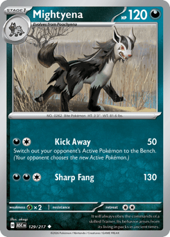 Mightyena Ascended Heroes #129