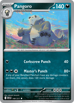 Pangoro Ascended Heroes #140