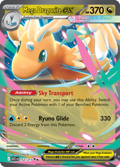 Mega Dragonite ex Ascended Heroes #152