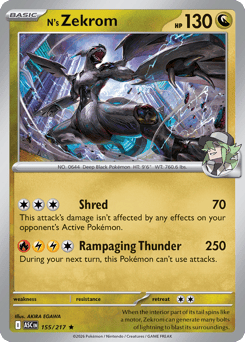 N's Zekrom Ascended Heroes #155