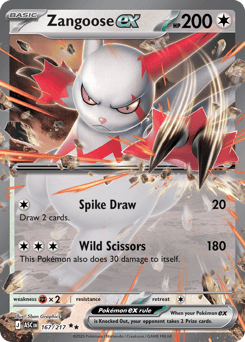 Zangoose ex Ascended Heroes #167