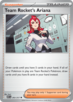 Team Rocket's Ariana Ascended Heroes #202