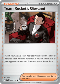 Team Rocket's Giovanni Ascended Heroes #204