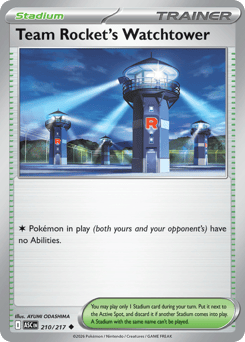Team Rocket's Watchtower Ascended Heroes #210