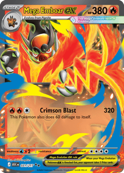 Mega Emboar ex Ascended Heroes #31