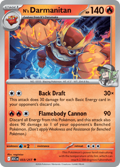 N's Darmanitan Ascended Heroes #33