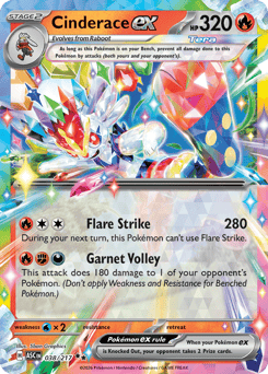 Cinderace ex Ascended Heroes #38