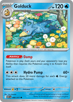 Golduck Ascended Heroes #40