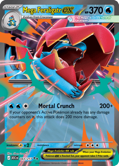 Mega Feraligatr ex Ascended Heroes #43