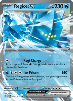 Regice ex Ascended Heroes #48