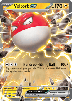 Voltorb ex Ascended Heroes #58