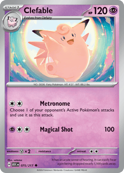 Clefable Ascended Heroes #75