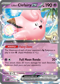 Lillie's Clefairy ex Ascended Heroes #76