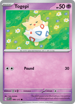 Togepi Ascended Heroes #80