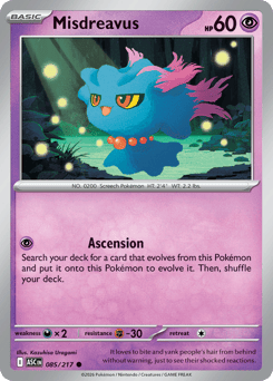 Misdreavus Ascended Heroes #85