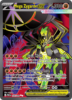 Mega Zygarde ex Perfect Order #104