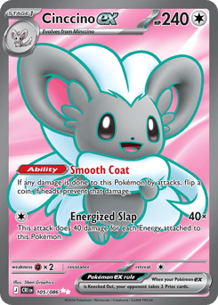 Cinccino ex Chaos Rising #105