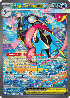 Mega Greninja ex Chaos Rising #116