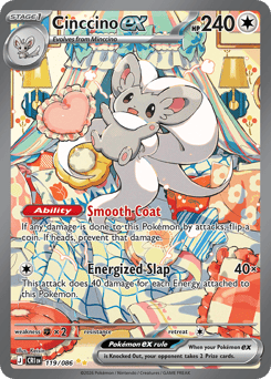 Cinccino ex Chaos Rising #119