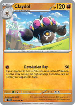 Claydol Chaos Rising #47