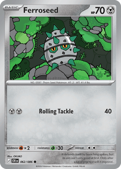Ferroseed Chaos Rising #62