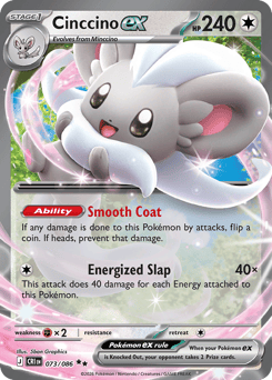 Cinccino ex Chaos Rising #73