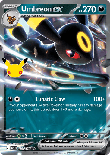 Umbreon ex — 30th Celebration #92