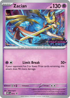 Zacian Mega Evolution Black Star Promos #15