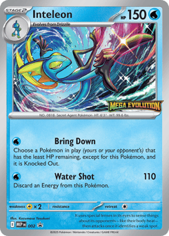 Inteleon Mega Evolution Black Star Promos #2