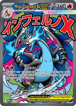 Mega Charizard X ex Mega Evolution Black Star Promos #23