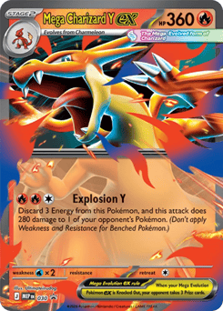 Mega Charizard Y ex Mega Evolution Black Star Promos #30