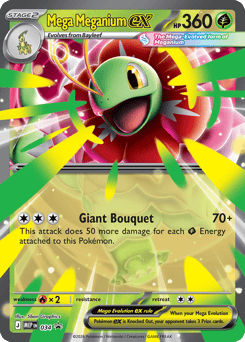 Mega Meganium ex Mega Evolution Black Star Promos #34