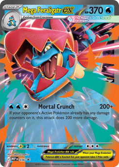 Mega Feraligatr ex Mega Evolution Black Star Promos #36