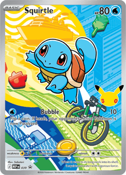 Squirtle Mega Evolution Black Star Promos #39