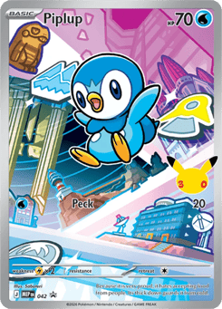 Piplup Mega Evolution Black Star Promos #42