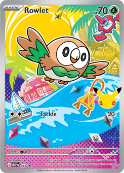 Rowlet Mega Evolution Black Star Promos #43