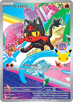 Litten Mega Evolution Black Star Promos #44