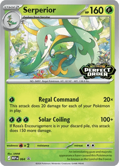 Serperior Mega Evolution Black Star Promos #64