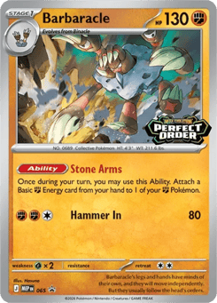Barbaracle Mega Evolution Black Star Promos #65