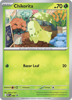 Chikorita Mega Evolution Black Star Promos #69
