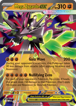 Mega Zygarde ex Mega Evolution Black Star Promos #71