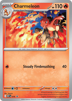 Charmeleon Mega Evolution Black Star Promos #79