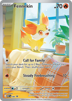 Fennekin Mega Evolution Black Star Promos #80