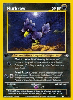 Murkrow Neo Genesis #24