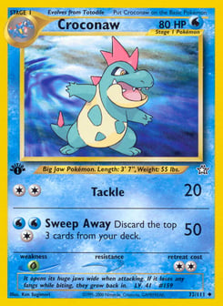 Croconaw Neo Genesis #32